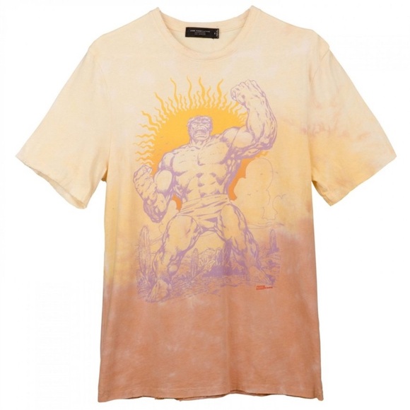 Junk Food Clothing Other - Junk Food Clothing x Marvel Hulk Desert Sun Ombre Graphic Print T-Shirt